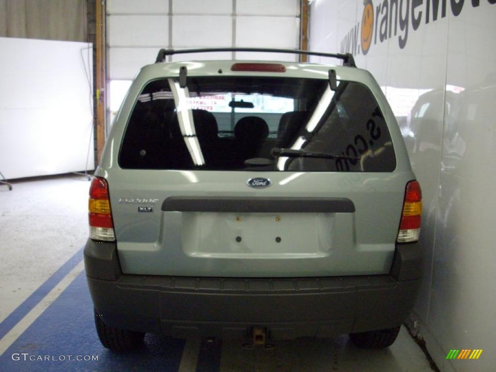 2006 Escape XLT V6 4WD - Titanium Green Metallic / Medium/Dark Flint photo #4