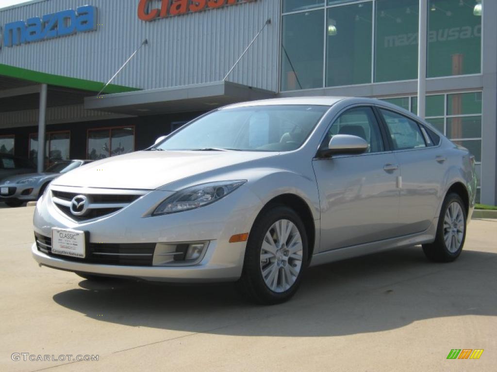 2010 MAZDA6 i Touring Sedan - Brilliant Silver Metallic / Gray photo #1