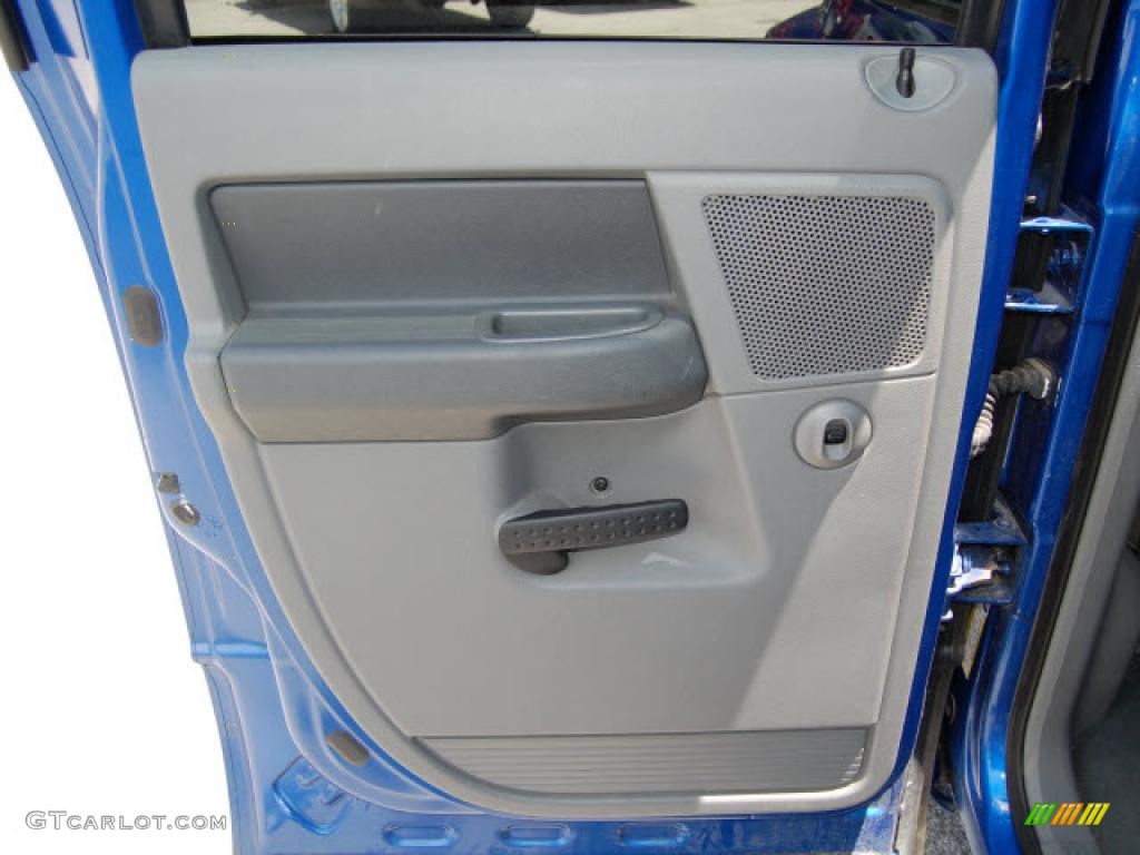 2008 Ram 1500 Lone Star Edition Quad Cab 4x4 - Electric Blue Pearl / Medium Slate Gray photo #14