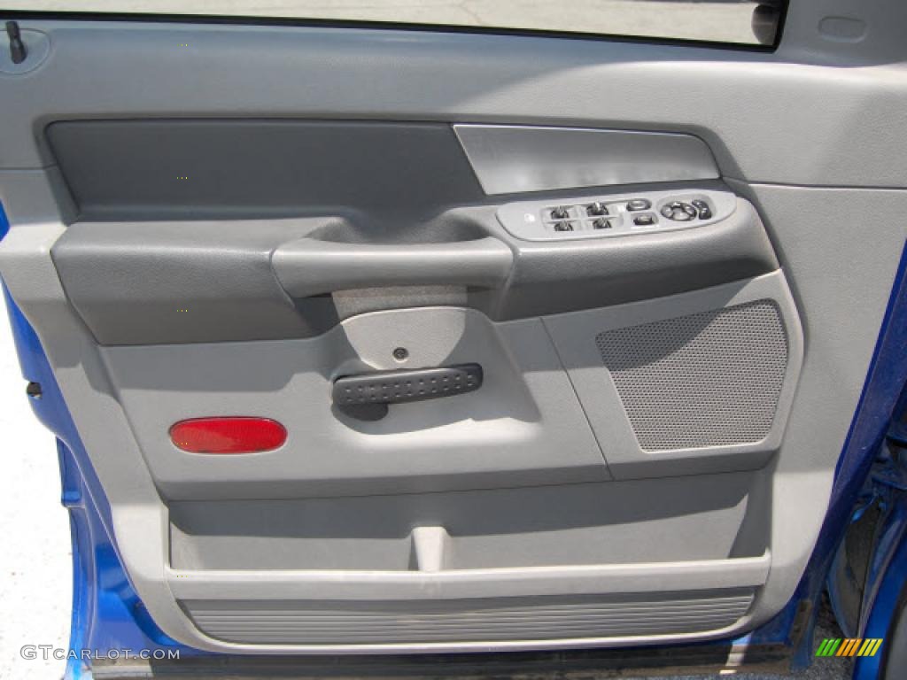 2008 Ram 1500 Lone Star Edition Quad Cab 4x4 - Electric Blue Pearl / Medium Slate Gray photo #15