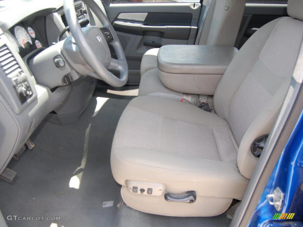 2008 Ram 1500 Lone Star Edition Quad Cab 4x4 - Electric Blue Pearl / Medium Slate Gray photo #16