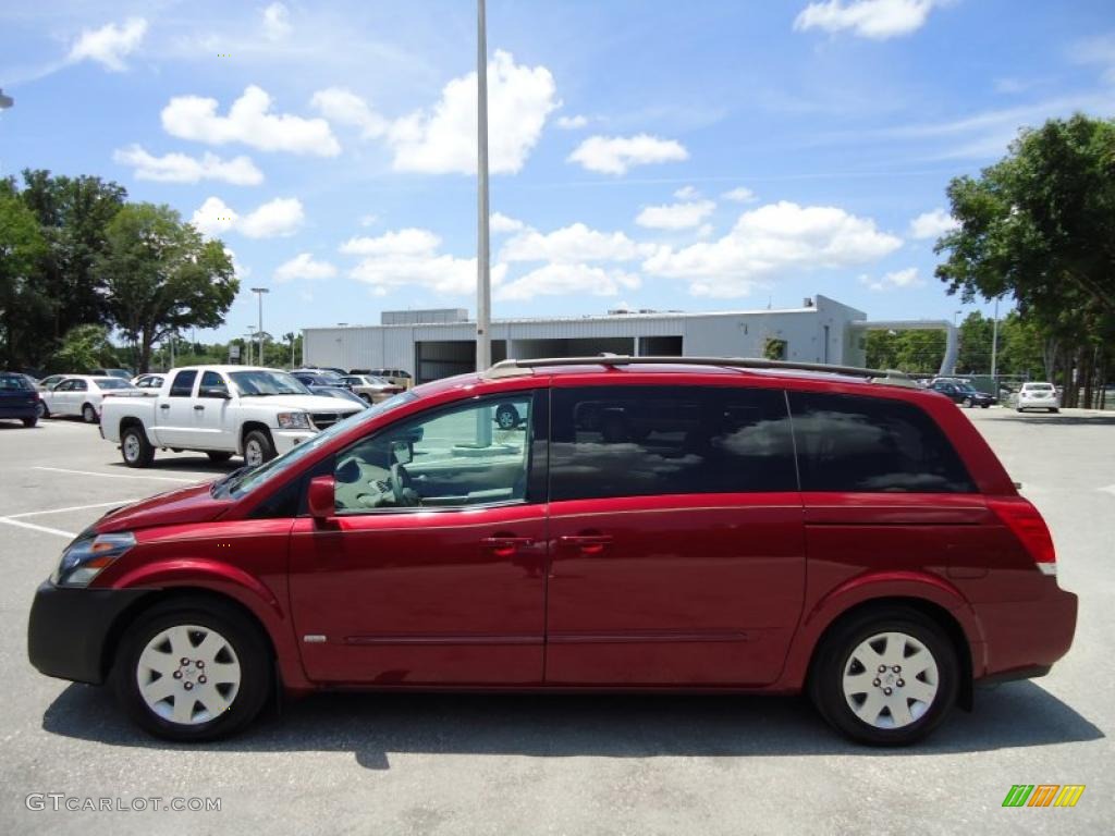 2006 Quest 3.5 S - Red Brawn Metallic / Gray photo #2