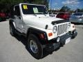 2001 Stone White Jeep Wrangler Sport 4x4  photo #10