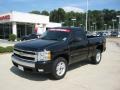 2007 Black Chevrolet Silverado 1500 LT Regular Cab  photo #1