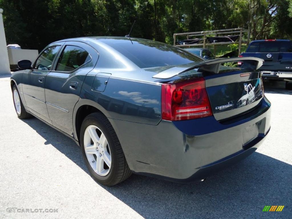 2008 Charger R/T - Steel Blue Metallic / Dark Slate Gray photo #3