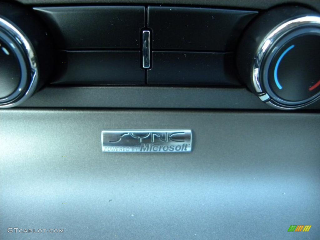 2011 Mustang V6 Premium Coupe - Kona Blue Metallic / Stone photo #16