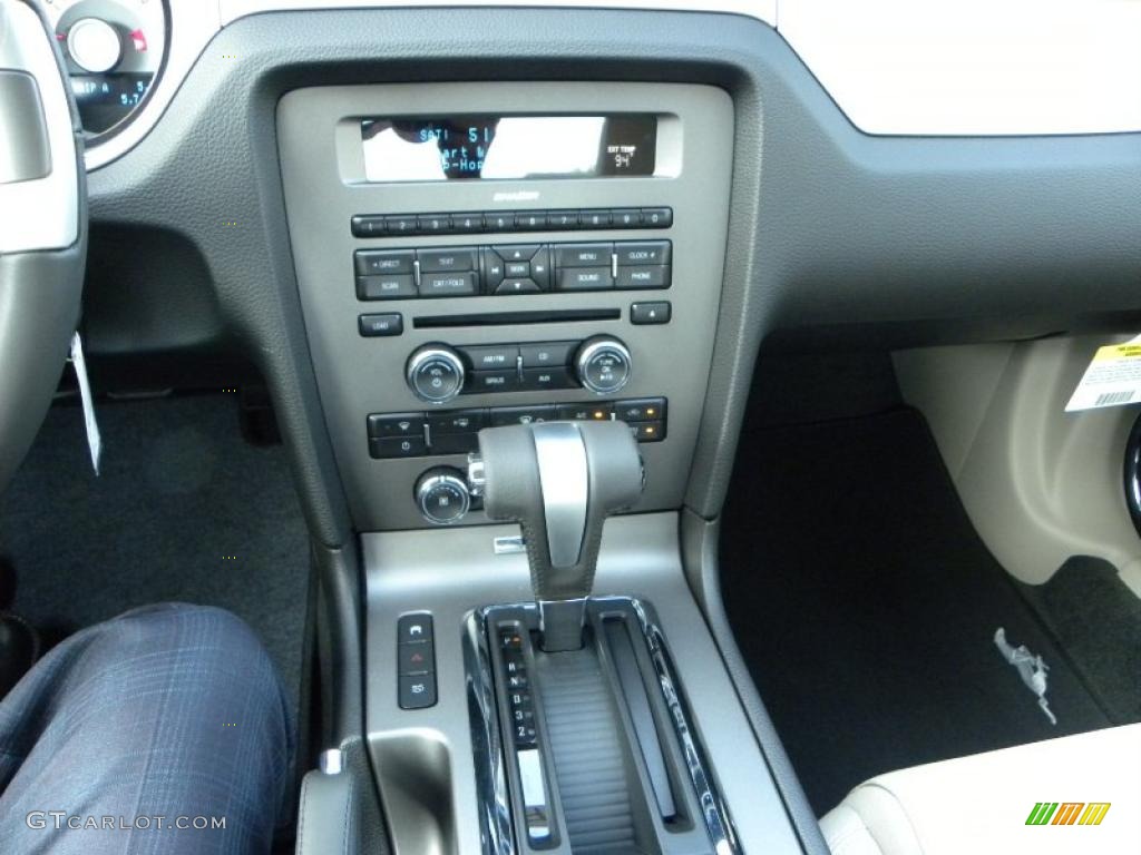 2011 Mustang V6 Premium Coupe - Kona Blue Metallic / Stone photo #17