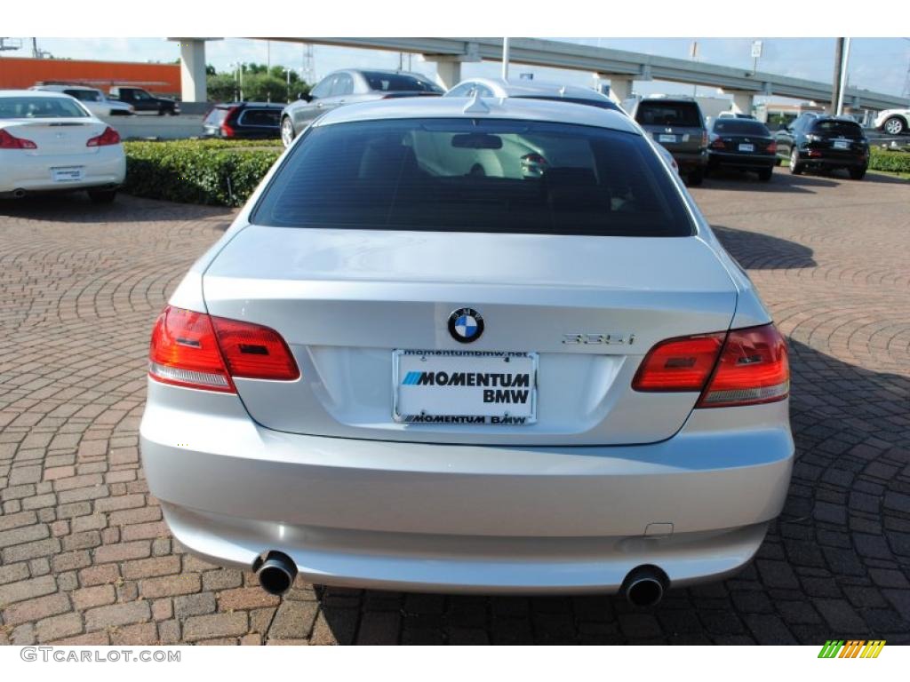 2007 3 Series 335i Coupe - Titanium Silver Metallic / Grey photo #4