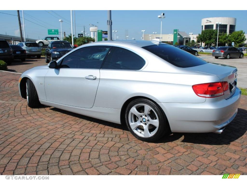 2007 3 Series 328i Coupe - Titanium Silver Metallic / Grey photo #3