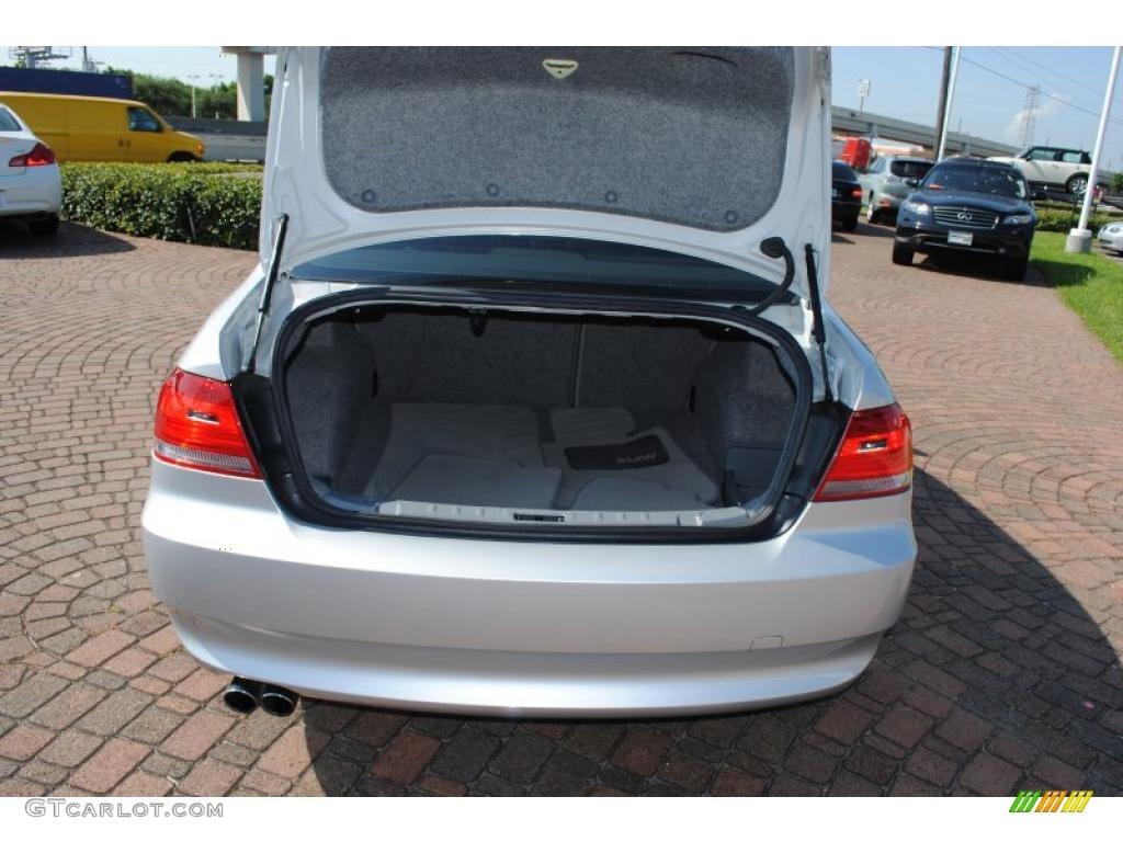 2007 3 Series 328i Coupe - Titanium Silver Metallic / Grey photo #11
