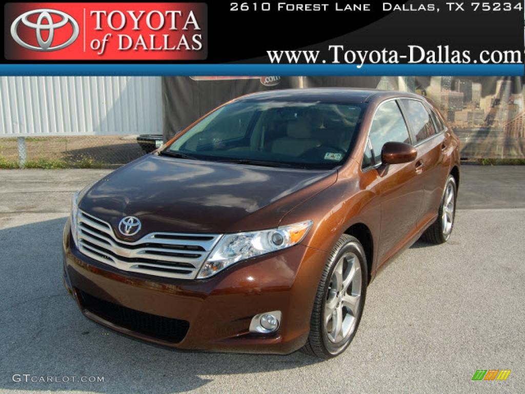 2010 Venza I4 - Sunset Bronze Mica / Ivory photo #1