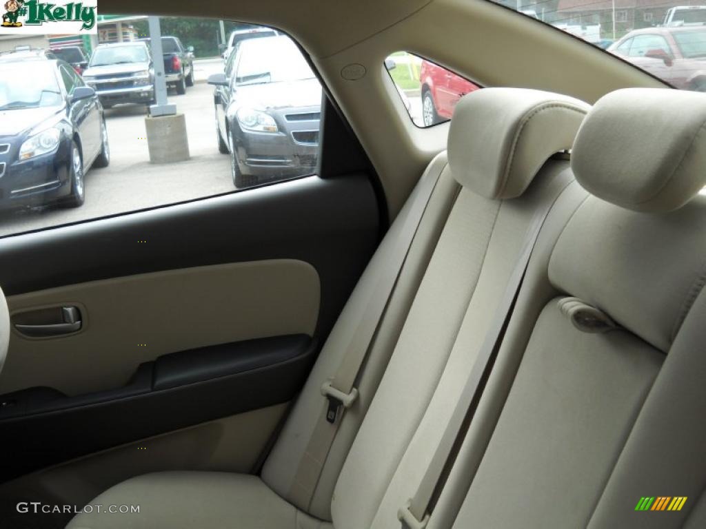 2009 Elantra GLS Sedan - Regatta Blue / Beige photo #12