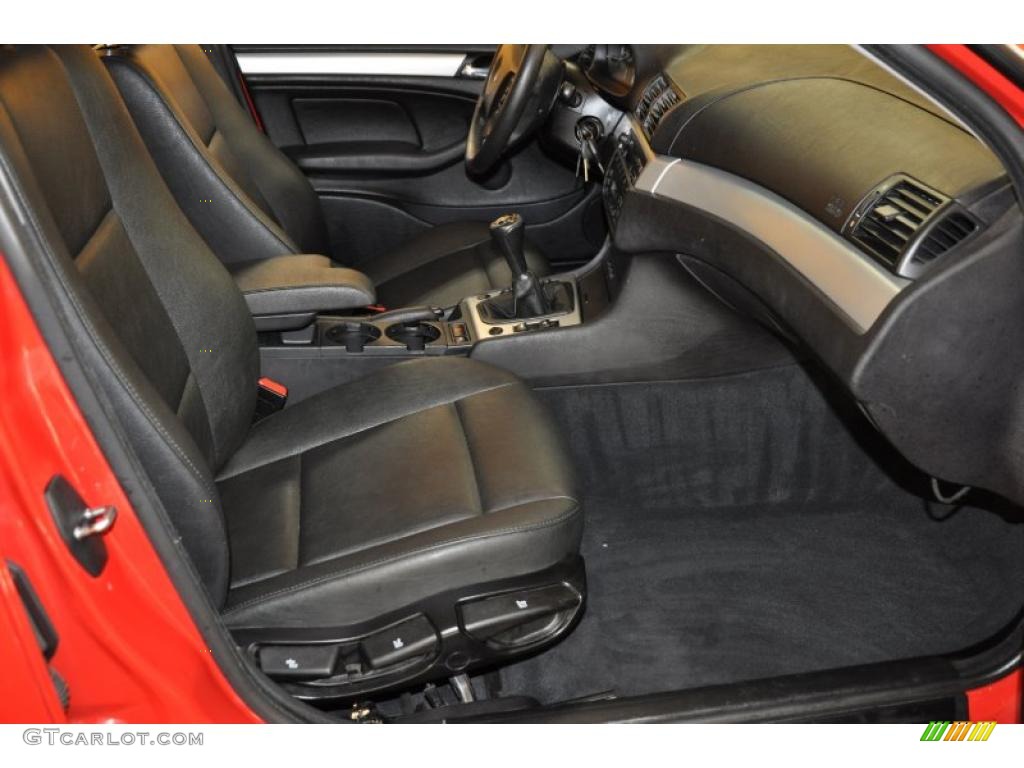 2003 3 Series 325xi Sedan - Electric Red / Black photo #15