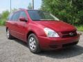 2009 Claret Red Kia Sedona LX  photo #15