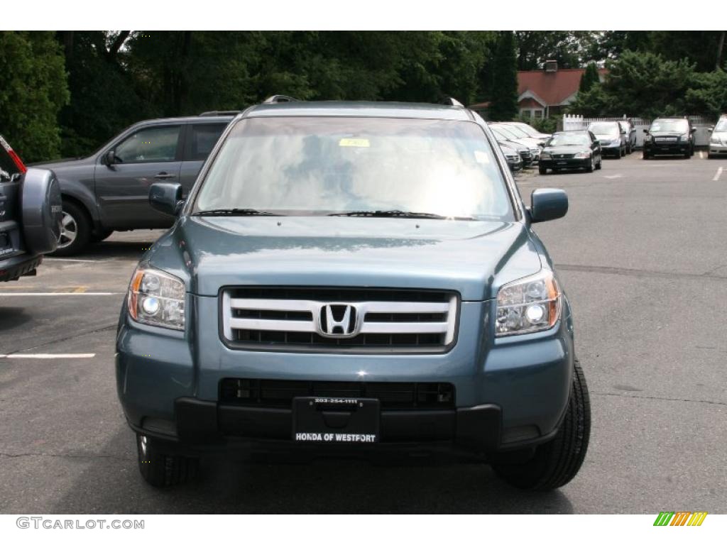 2008 Pilot Value Package 4WD - Steel Blue Metallic / Gray photo #2