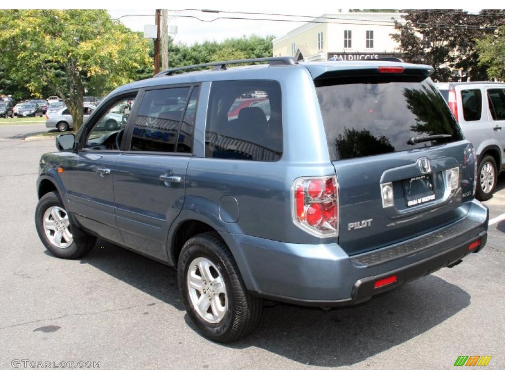 2008 Pilot Value Package 4WD - Steel Blue Metallic / Gray photo #8