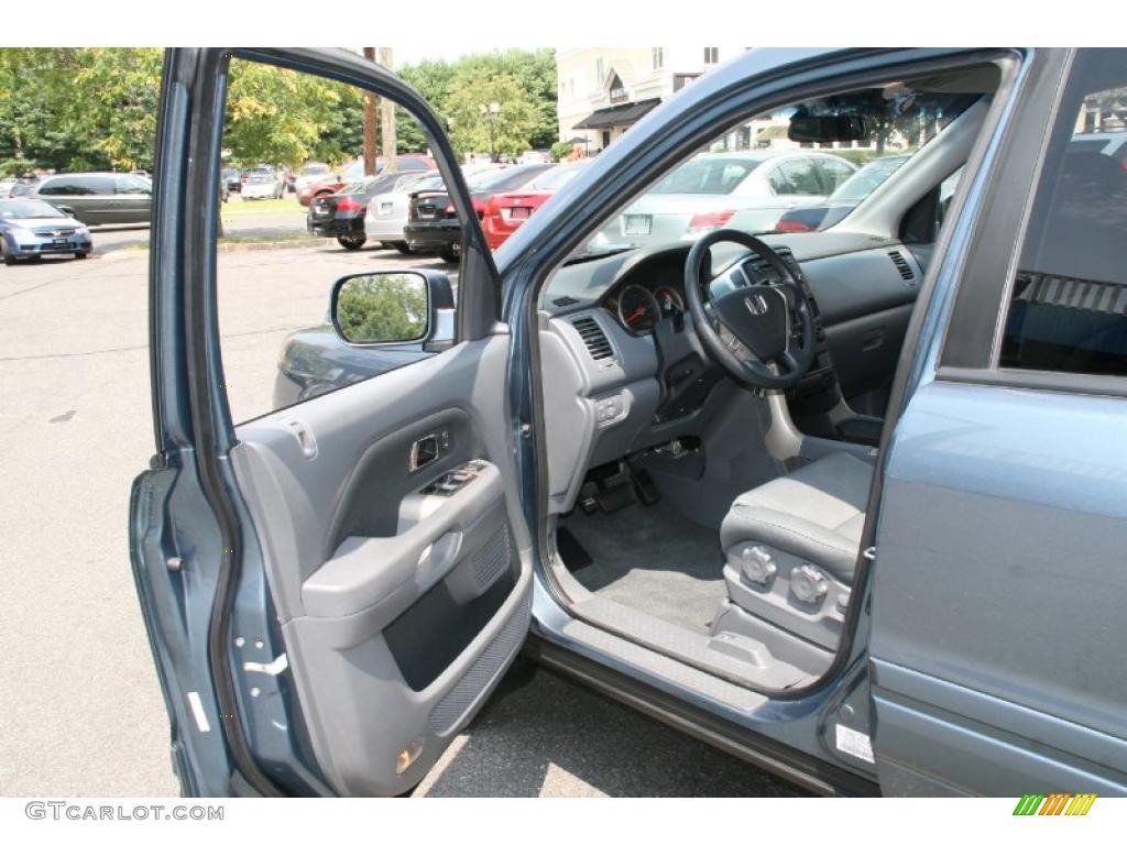 2008 Pilot Value Package 4WD - Steel Blue Metallic / Gray photo #10