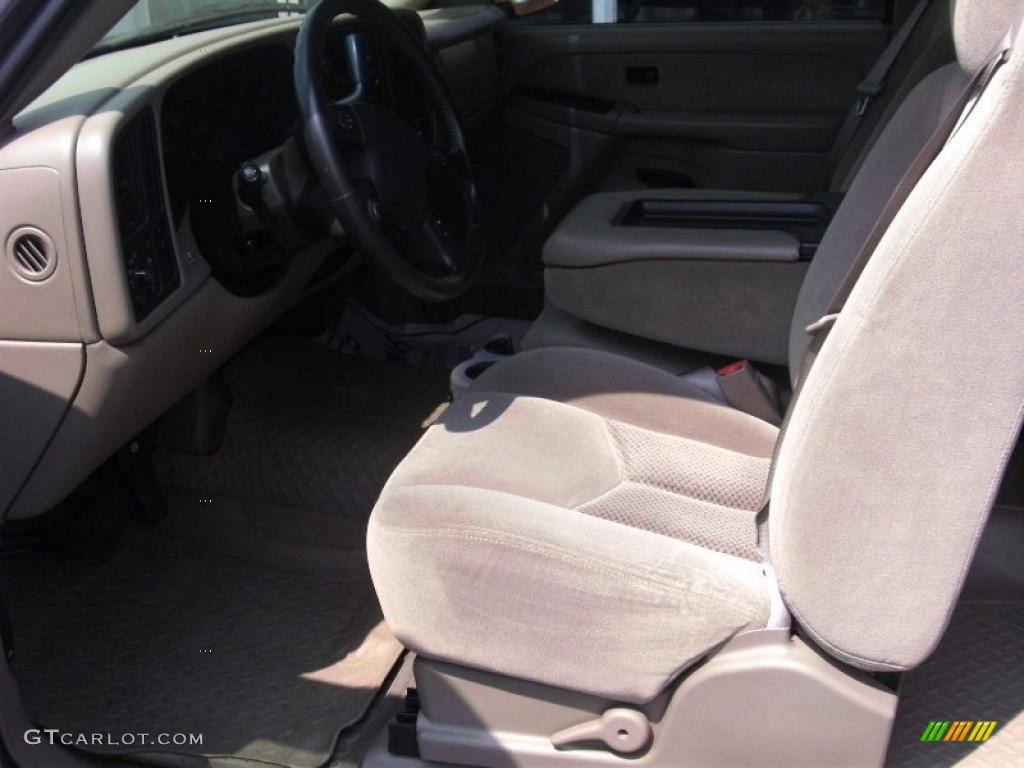 2003 Silverado 1500 LS Extended Cab - Black / Tan photo #7