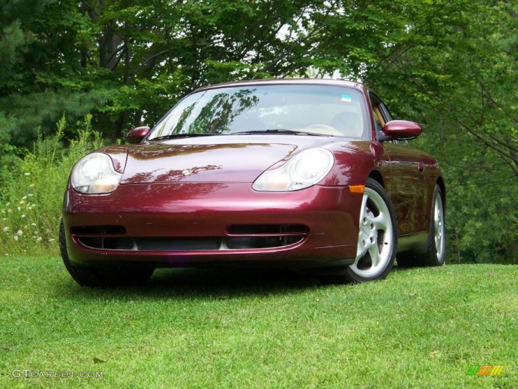 2000 911 Carrera Coupe - Arena Red Metallic / Savanna Beige photo #1