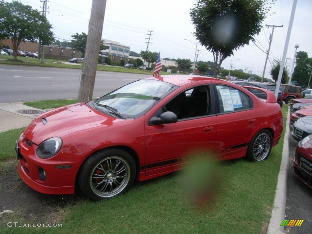 2003 Neon SRT-4 - Flame Red / Dark Slate Gray photo #1