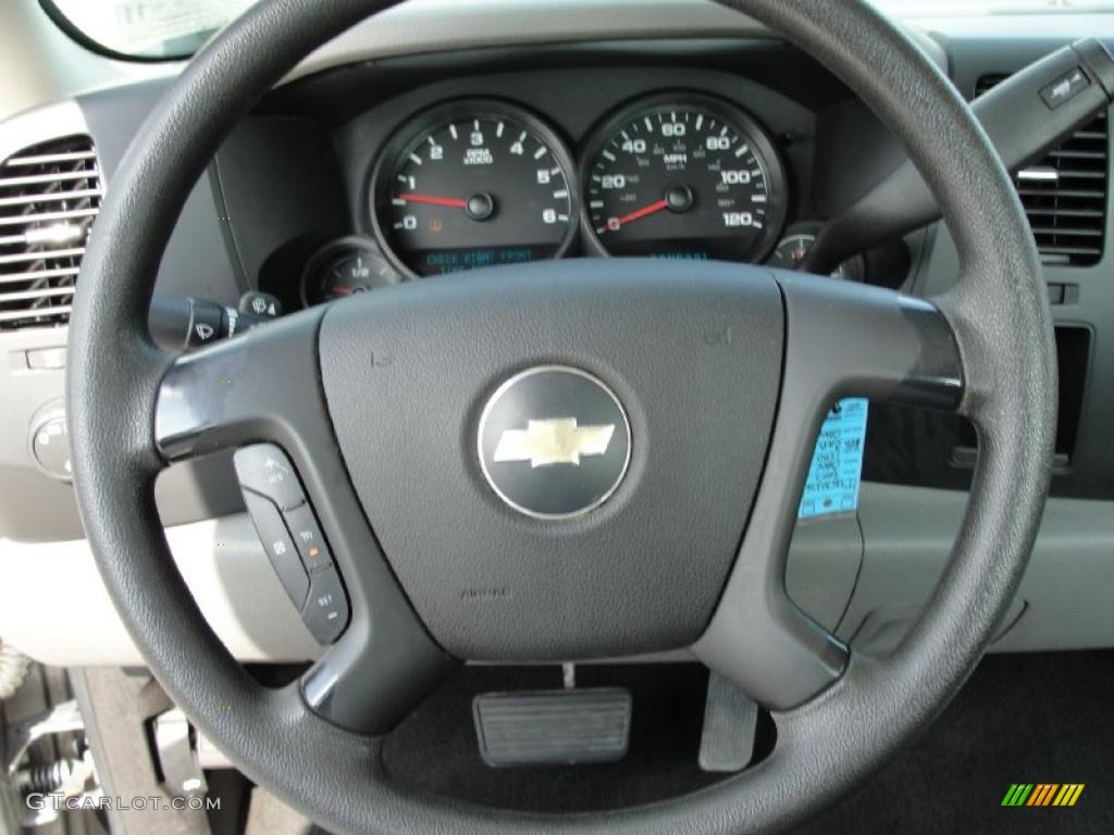 2007 Silverado 1500 LS Regular Cab - Graystone Metallic / Dark Charcoal photo #33