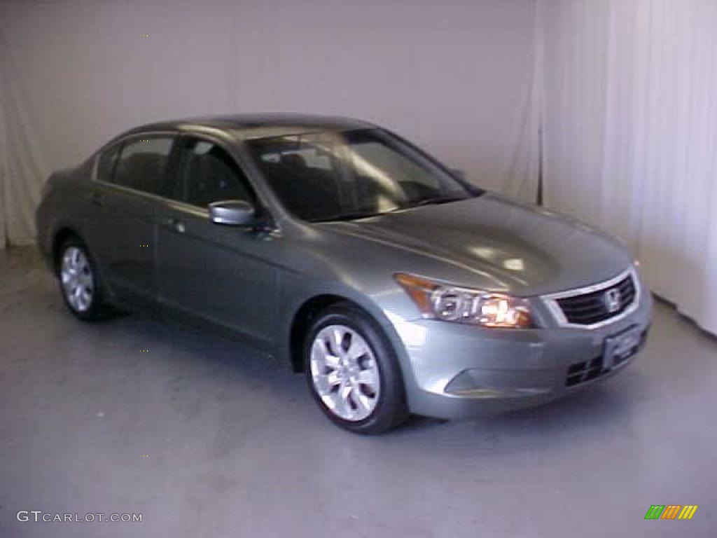 2008 Accord EX Sedan - Mystic Green Metallic / Black photo #1