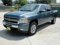 2009 Blue Granite Metallic Chevrolet Silverado 1500 LT Crew Cab  photo #7