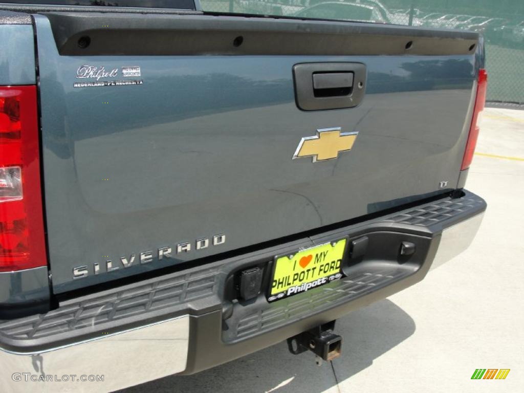2009 Silverado 1500 LT Crew Cab - Blue Granite Metallic / Dark Titanium photo #22