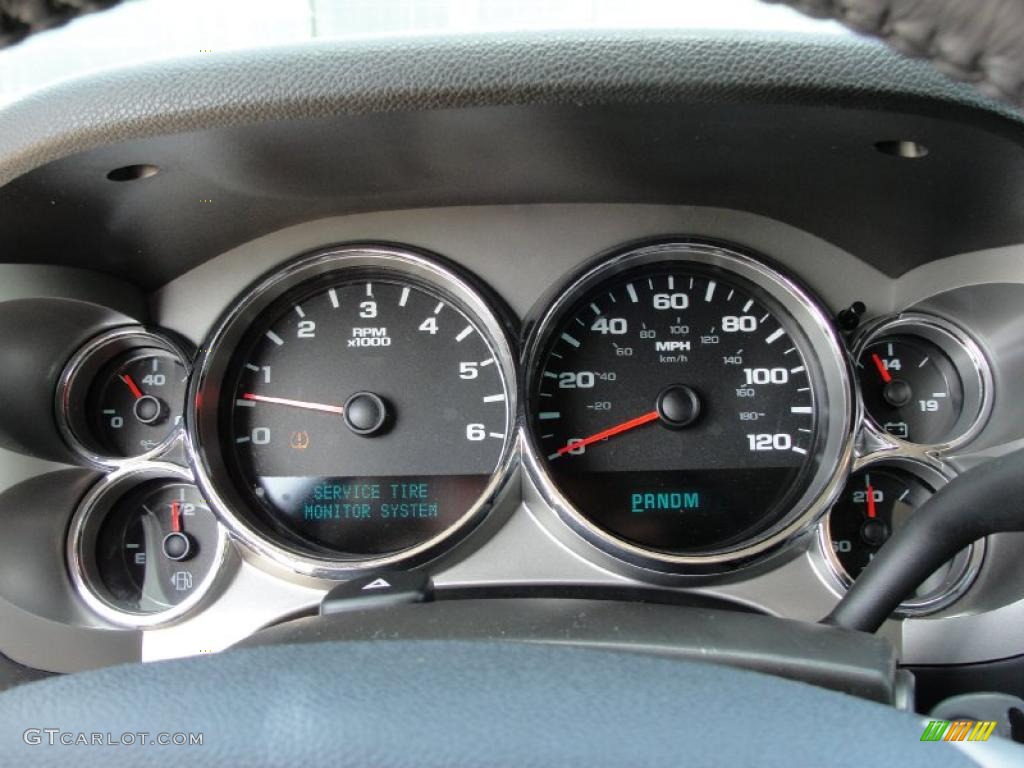 2009 Silverado 1500 LT Crew Cab - Blue Granite Metallic / Dark Titanium photo #43