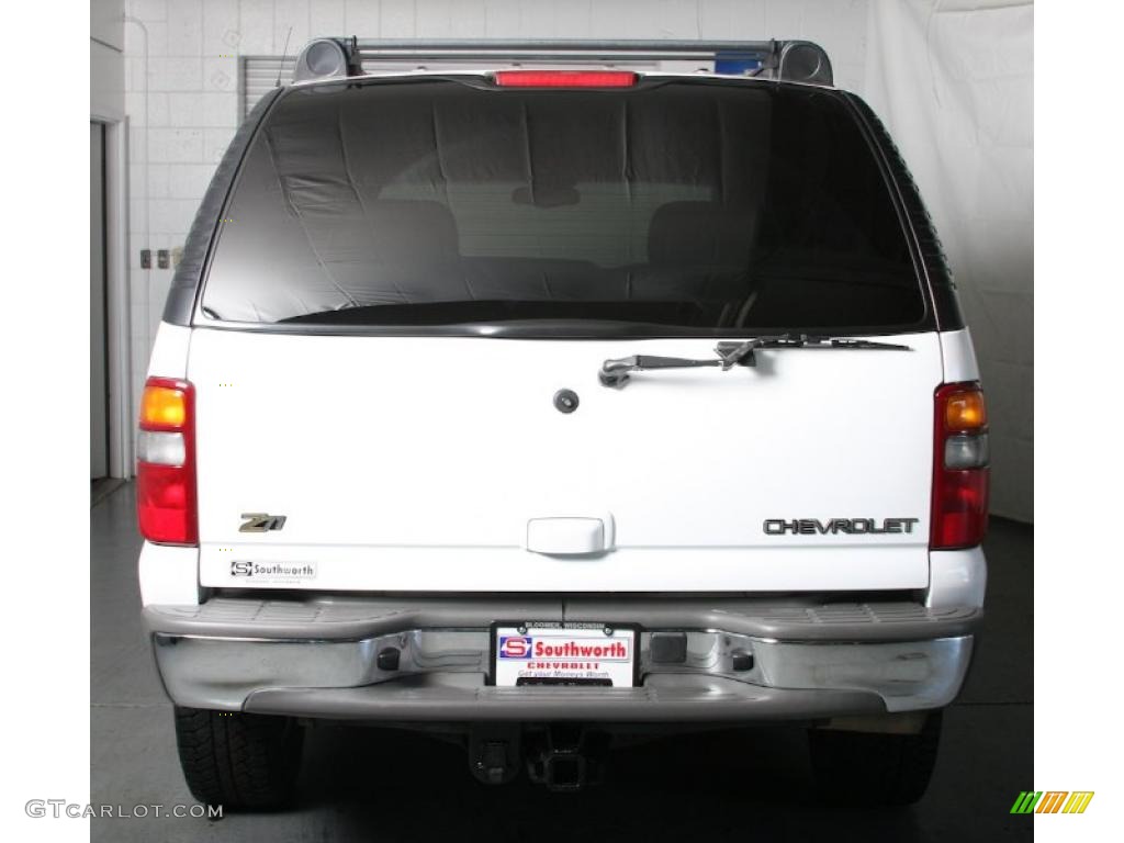 2001 Tahoe LT 4x4 - Summit White / Graphite/Medium Gray photo #3