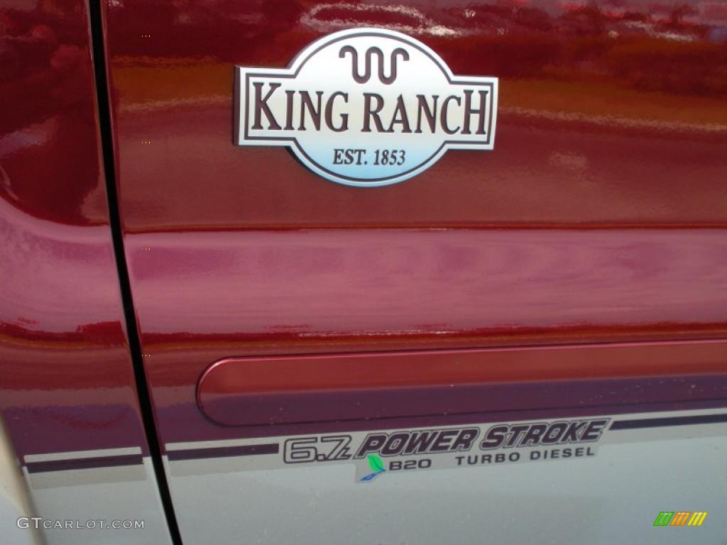 2011 Ford F350 Super Duty King Ranch Crew Cab 4x4 Marks and Logos Photo #34156623