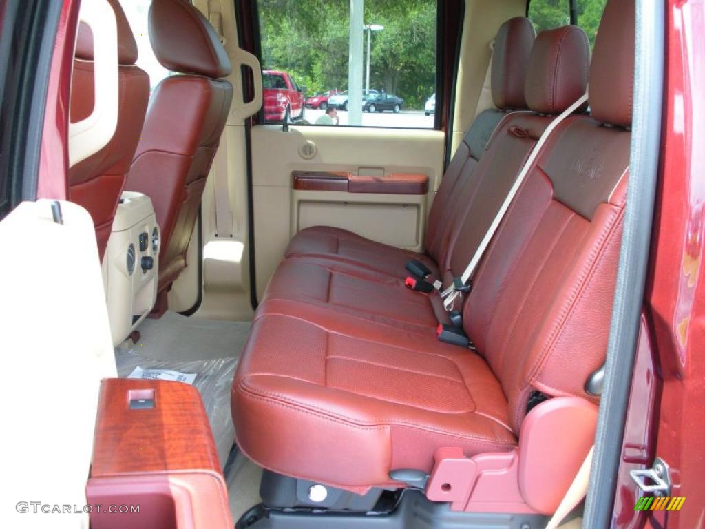 2011 Ford F350 Super Duty King Ranch Crew Cab 4x4 Rear Seat Photos