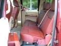 2011 Ford F350 Super Duty Chaparral Leather Interior Rear Seat Photo