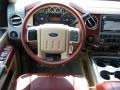 2011 Ford F350 Super Duty Chaparral Leather Interior Steering Wheel Photo