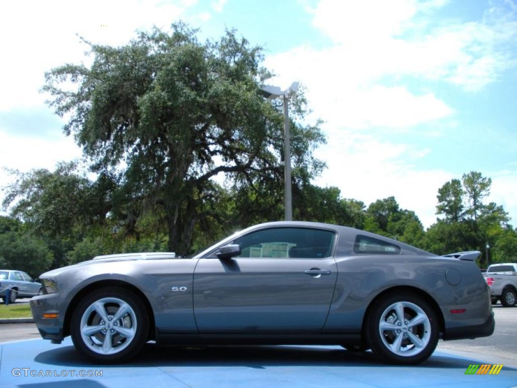 2011 Mustang GT Premium Coupe - Sterling Gray Metallic / Charcoal Black photo #2