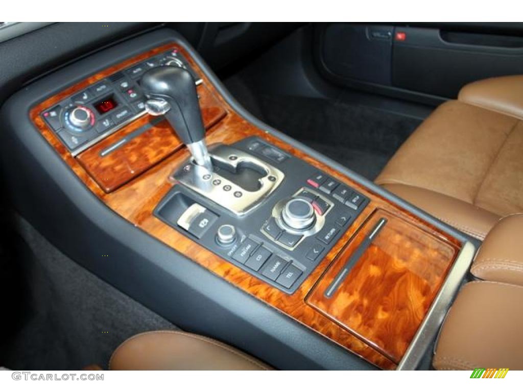 2005 A8 L 4.2 quattro - Brilliant Black / Black/Amaretto photo #14