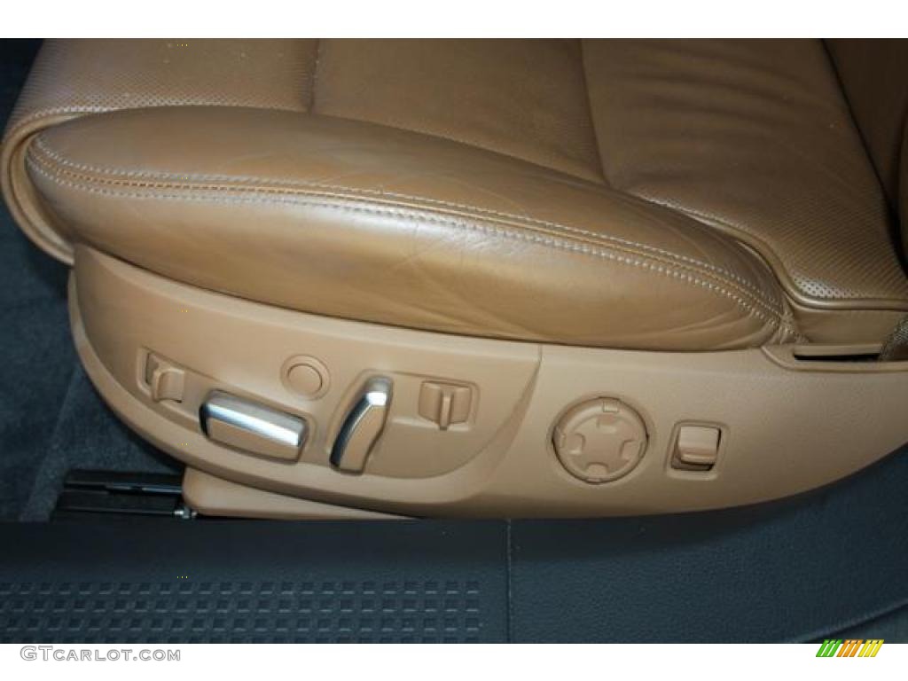 2005 A8 L 4.2 quattro - Brilliant Black / Black/Amaretto photo #22