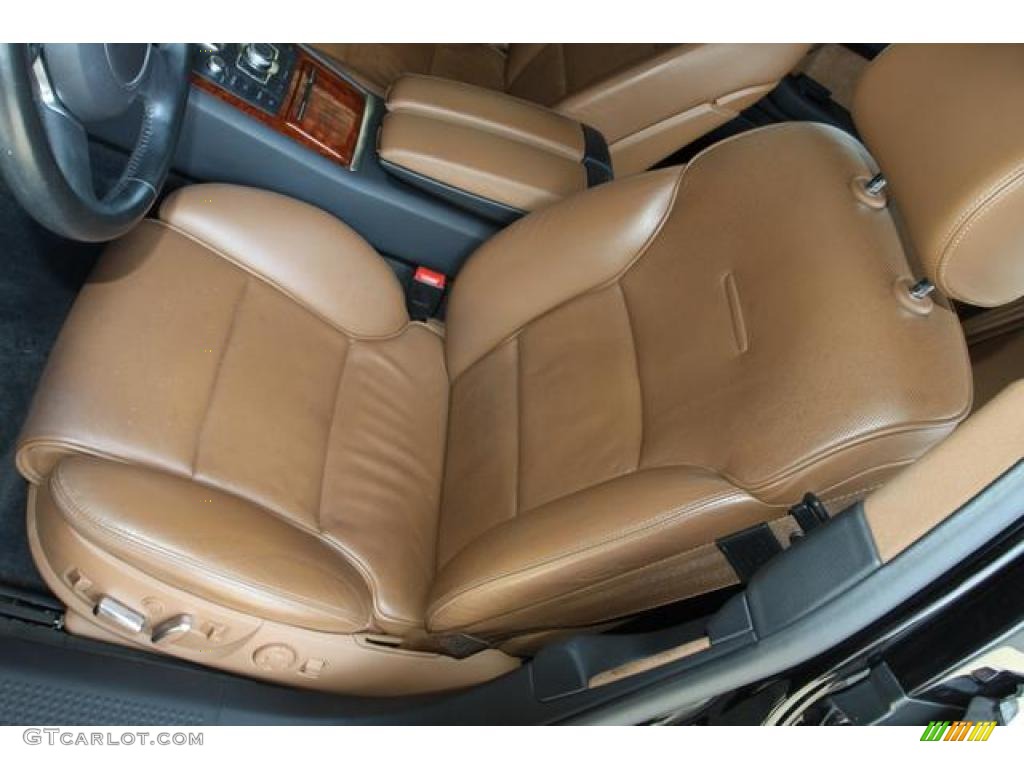 2005 A8 L 4.2 quattro - Brilliant Black / Black/Amaretto photo #23