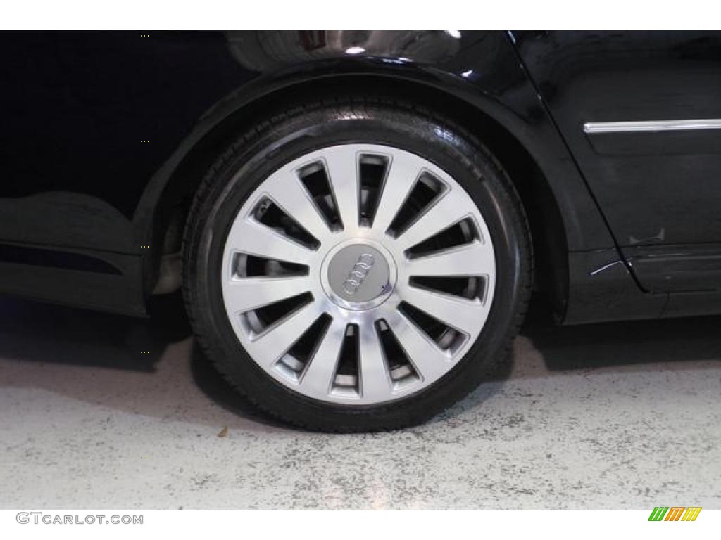 2005 A8 L 4.2 quattro - Brilliant Black / Black/Amaretto photo #43