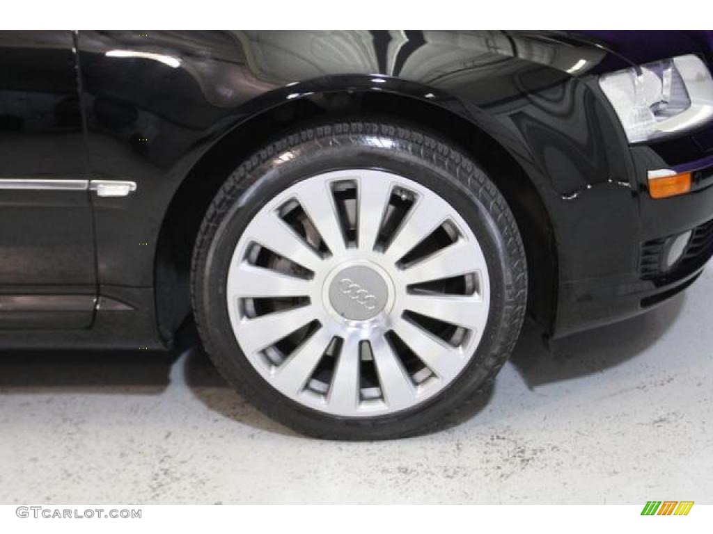 2005 A8 L 4.2 quattro - Brilliant Black / Black/Amaretto photo #44