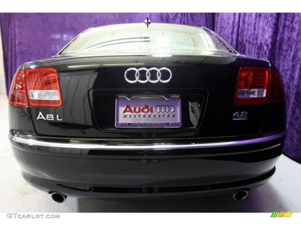2005 A8 L 4.2 quattro - Brilliant Black / Black/Amaretto photo #51