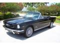 1965 Raven Black Ford Mustang Convertible  photo #1