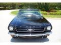 1965 Raven Black Ford Mustang Convertible  photo #2