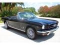 1965 Raven Black Ford Mustang Convertible  photo #4