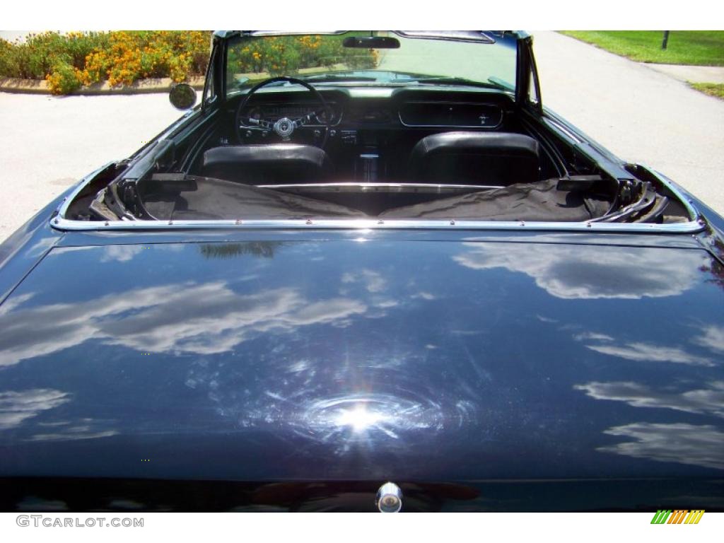 1965 Mustang Convertible - Raven Black / Black photo #8