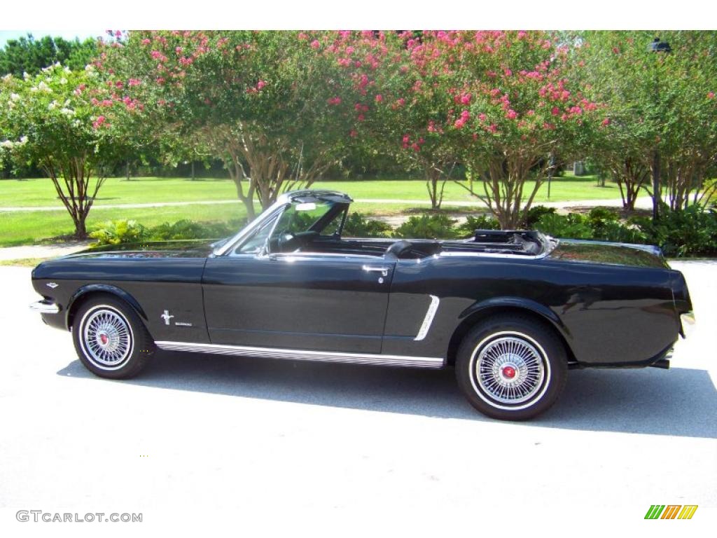 1965 Mustang Convertible - Raven Black / Black photo #10