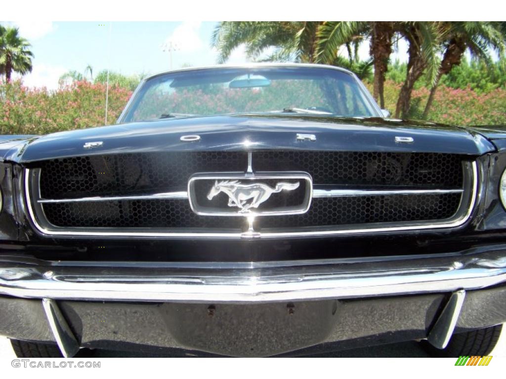 1965 Mustang Convertible - Raven Black / Black photo #13