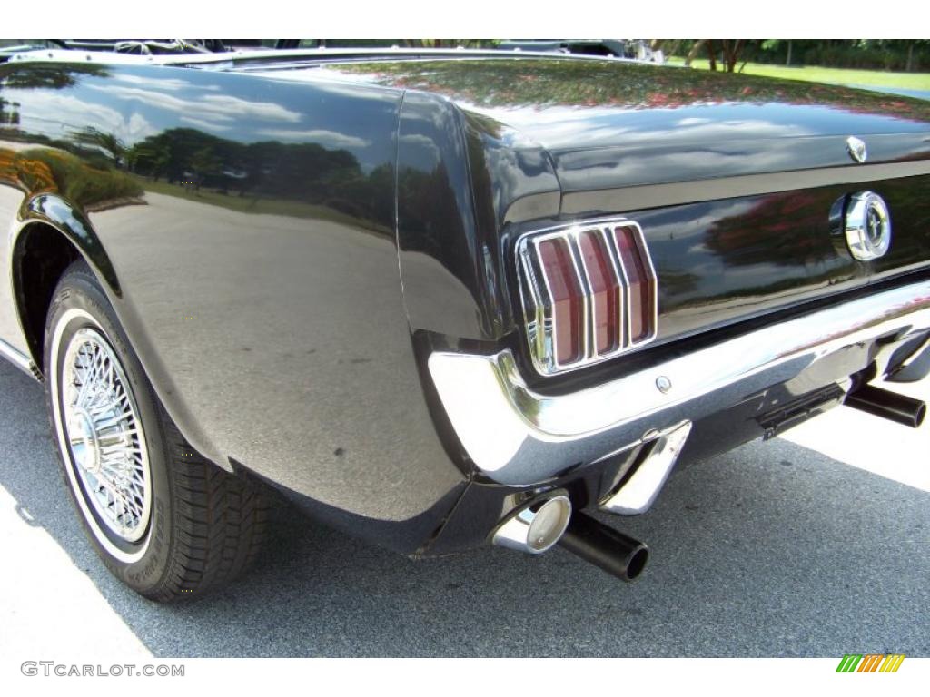 1965 Mustang Convertible - Raven Black / Black photo #20