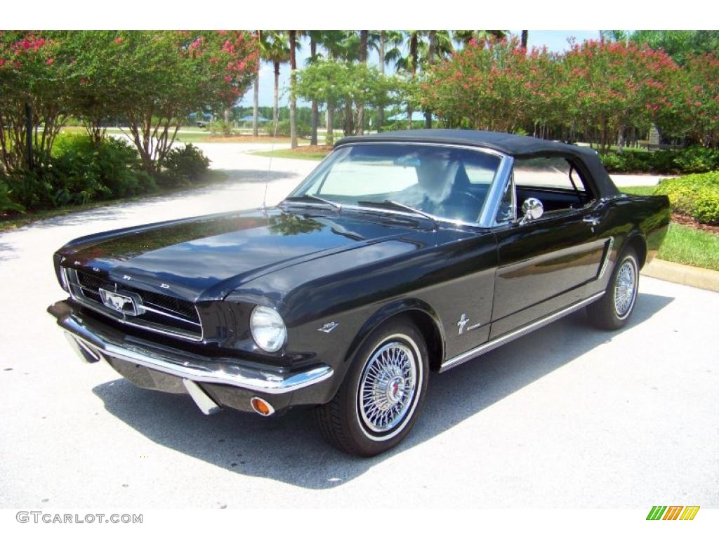 1965 Mustang Convertible - Raven Black / Black photo #22