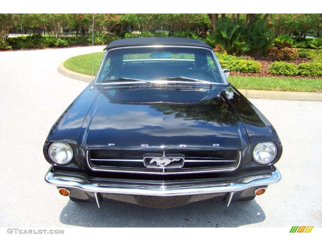 1965 Mustang Convertible - Raven Black / Black photo #23